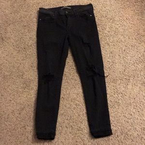 JOES stretchy cropped denim in black